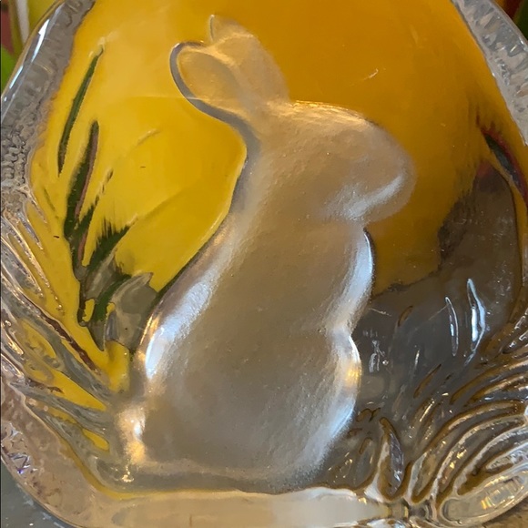 ZAJECAR 24% lead crystal BUNNY rabbit paperweight - Picture 2 of 8
